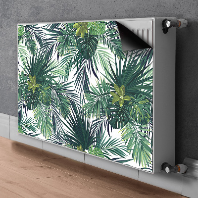 Magnetische radiatormat Tropische bladeren