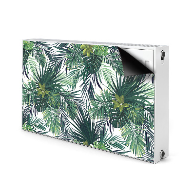 Magnetische radiatormat Tropische bladeren