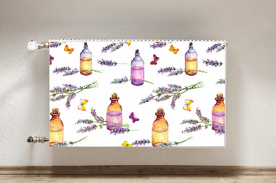 Magnetische mat voor de radiator Lavendel olie