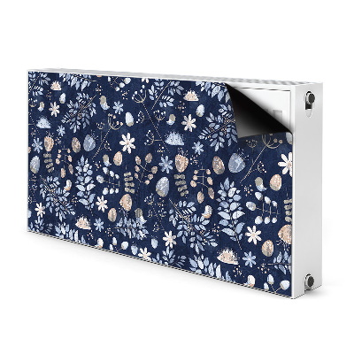 Magnetische radiatormat Scandinavische bladeren