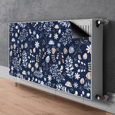 Magnetische radiatormat Scandinavische bladeren