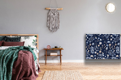 Magnetische radiatormat Scandinavische bladeren