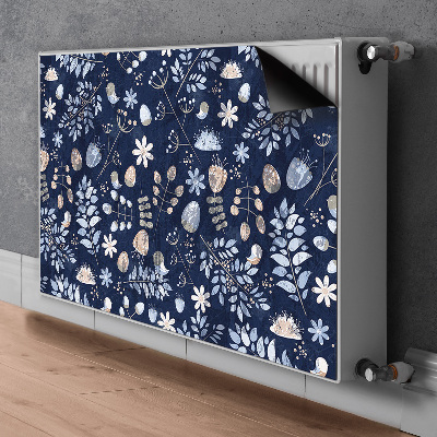 Magnetische radiatormat Scandinavische bladeren