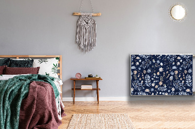 Magnetische radiatormat Scandinavische bladeren