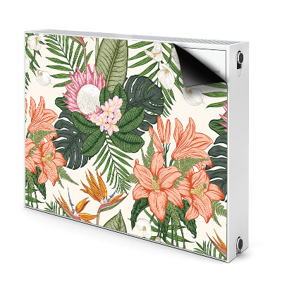 Magnetische bedrukte mat Muurschildering bloemen
