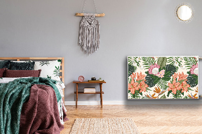 Magnetische bedrukte mat Muurschildering bloemen