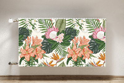 Magnetische bedrukte mat Muurschildering bloemen