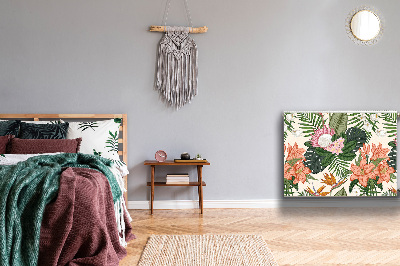 Magnetische bedrukte mat Muurschildering bloemen