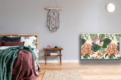Magnetische bedrukte mat Muurschildering bloemen