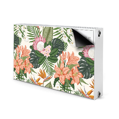 Magnetische bedrukte mat Muurschildering bloemen