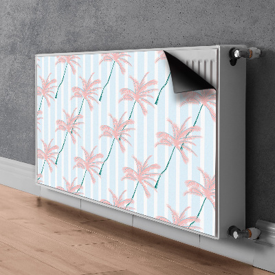 Magnetische bedrukte mat Palm bladeren