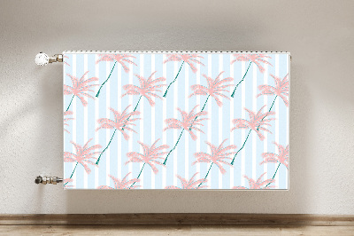 Magnetische bedrukte mat Palm bladeren