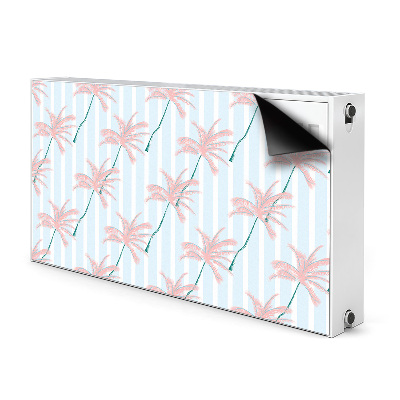 Magnetische bedrukte mat Palm bladeren