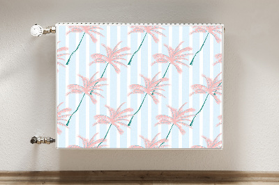 Magnetische bedrukte mat Palm bladeren