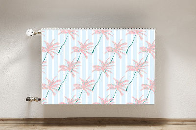 Magnetische bedrukte mat Palm bladeren
