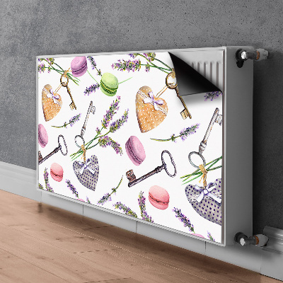 Magnetische radiatormat Oude retro-toetsen