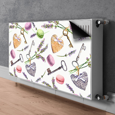 Magnetische radiatormat Oude retro-toetsen