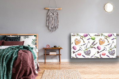 Magnetische radiatormat Oude retro-toetsen