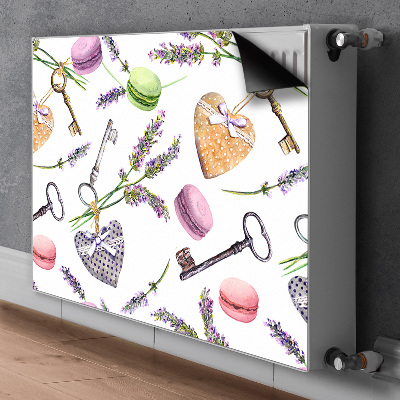Magnetische radiatormat Oude retro-toetsen