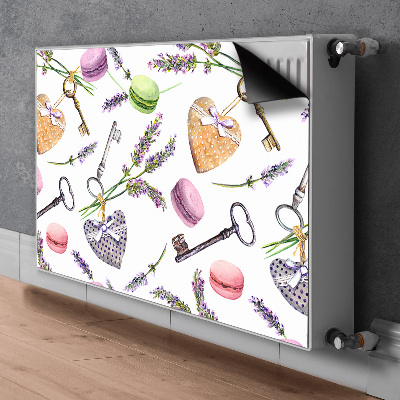 Magnetische radiatormat Oude retro-toetsen