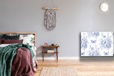 Magnetische mat voor de radiator Vlinders en bloemen