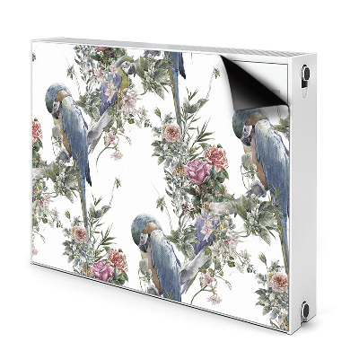 Magnetische mat voor de radiator Papegaai