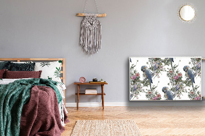 Magnetische mat voor de radiator Papegaai