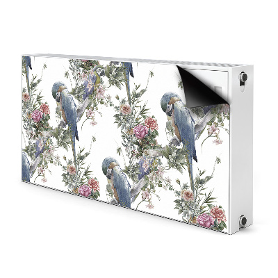 Magnetische mat voor de radiator Papegaai