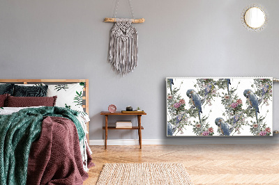 Magnetische mat voor de radiator Papegaai