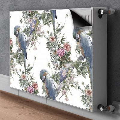 Magnetische mat voor de radiator Papegaai