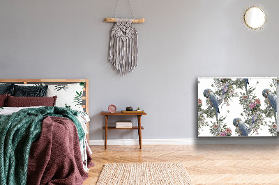 Magnetische mat voor de radiator Papegaai