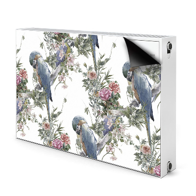 Magnetische mat voor de radiator Papegaai