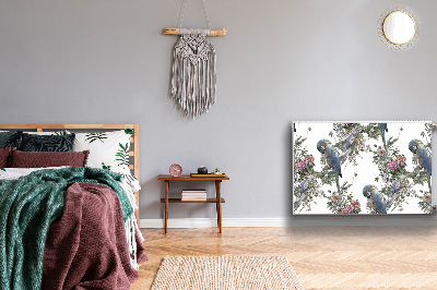 Magnetische mat voor de radiator Papegaai