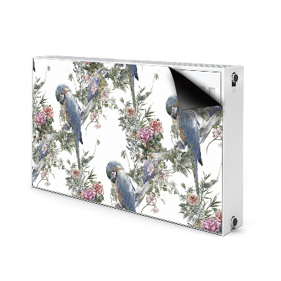 Magnetische mat voor de radiator Papegaai
