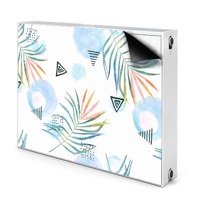 Magnetische radiatormat Tropisch patroon