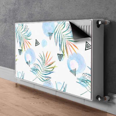 Magnetische radiatormat Tropisch patroon