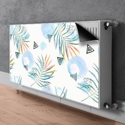 Magnetische radiatormat Tropisch patroon