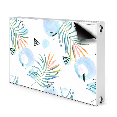 Magnetische radiatormat Tropisch patroon