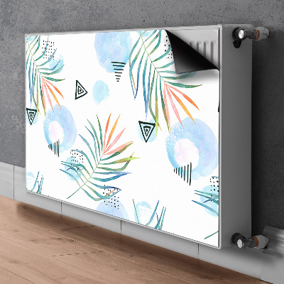 Magnetische radiatormat Tropisch patroon