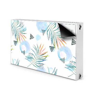 Magnetische radiatormat Tropisch patroon