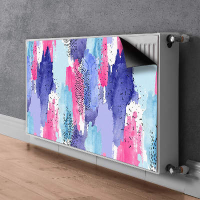 Decoratieve radiatormat Aquarel abstractie