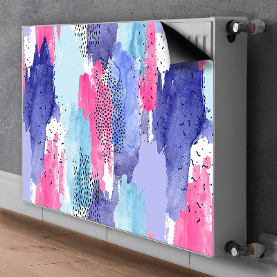 Decoratieve radiatormat Aquarel abstractie