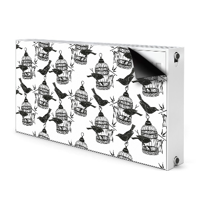 Magnetische bedrukte mat Vogelkooien