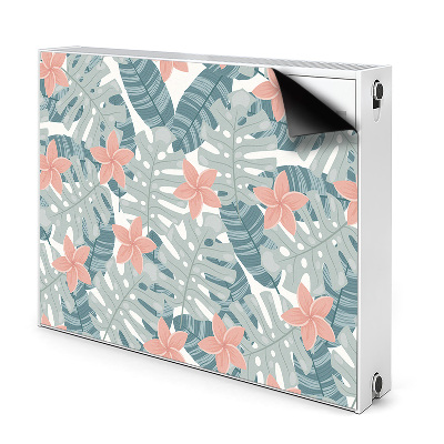 Magnetische radiatormat Tropische muurschildering