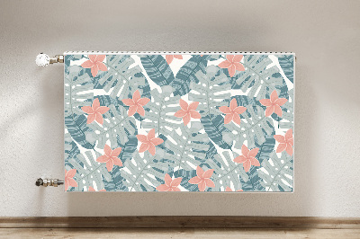 Magnetische radiatormat Tropische muurschildering