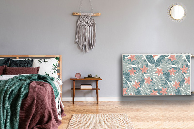 Magnetische radiatormat Tropische muurschildering