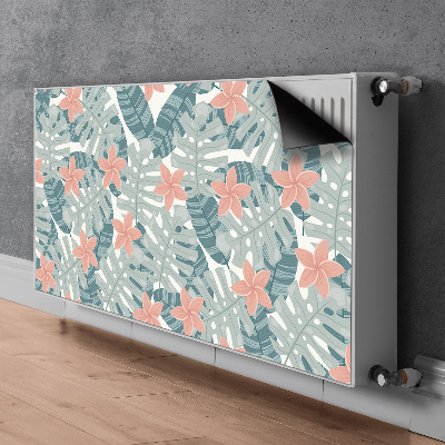 Magnetische radiatormat Tropische muurschildering