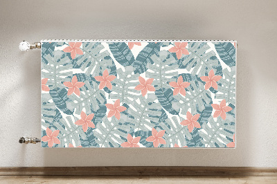 Magnetische radiatormat Tropische muurschildering