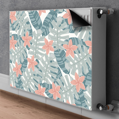 Magnetische radiatormat Tropische muurschildering