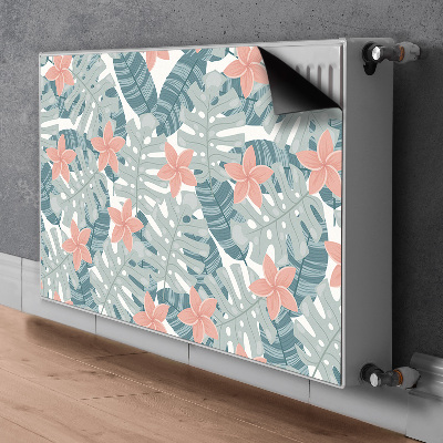 Magnetische radiatormat Tropische muurschildering